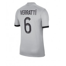 Paris Saint-Germain Marco Verratti #6 Bortatröja 2022-23 Korta ärmar
